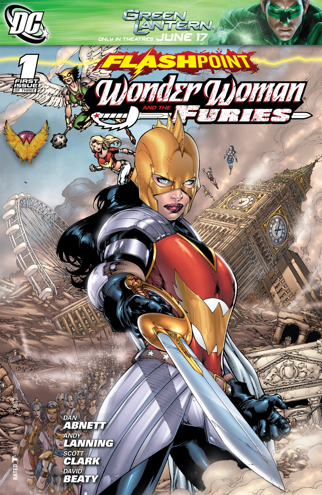 Flashpoint: Wonder Woman and the Furies #1 (DC, 2011 — Cover A) cover